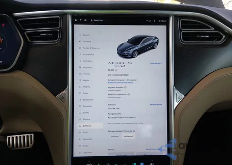 2016 Tesla Model S 60D/70D/75D/85D/90D from USA, damaged, VIN 5YJSA1E22GF140987